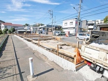 【神奈川県/川崎市宮前区南野川】宮前区南野川2丁目　新築戸建て1号棟（全5棟） 現地（建築前）：全5棟：1号棟（手前）