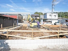 【神奈川県/川崎市宮前区南野川】宮前区南野川2丁目　新築戸建て5号棟（全5棟） 現地（建築前）：全5棟：5号棟（写真中央）