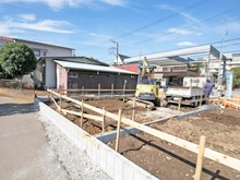 【神奈川県/川崎市宮前区南野川】宮前区南野川2丁目　新築戸建て5号棟（全5棟） 現地（建築前）：全5棟：5号棟（写真中央）