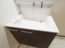 【神奈川県/川崎市宮前区南野川】宮前区南野川1丁目　新築戸建てA号棟（全2棟） 洗面室：化粧洗面台