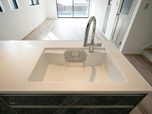 【神奈川県/横浜市青葉区美しが丘】青葉区美しが丘4丁目 新築戸建て2号棟（全2棟） キッチン：シンク