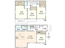 【神奈川県/川崎市宮前区西野川】宮前区西野川3丁目　新築戸建3号棟（全4棟） 間取り図