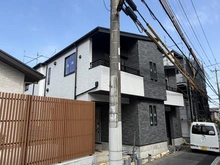 【神奈川県/横浜市緑区鴨居町】緑区鴨居町　新築戸建1号棟（全5棟） 建築中の外観：1号棟/全5棟　一番左