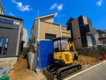 【東京都/町田市成瀬台】町田市成瀬台1丁目　新築戸建て18号棟（全18棟） 建築中の外観：全18区画　18号棟　中央