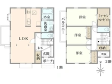 【神奈川県/横浜市緑区三保町】緑区三保町　中古戸建 間取り図