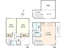 【神奈川県/横浜市都筑区東山田】都筑区東山田4丁目　新築戸建て 間取り図