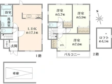 【神奈川県/横浜市緑区三保町】緑区三保町　中古戸建 間取り図