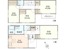 【神奈川県/横浜市港北区新吉田町】港北区新吉田町　中古戸建 間取り図