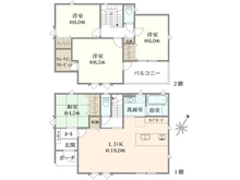 【神奈川県/相模原市中央区緑が丘】緑が丘2丁目　新築戸建　4号棟 間取り図