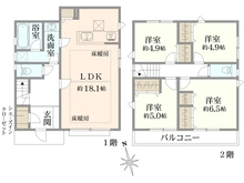 【神奈川県/川崎市高津区上作延】高津区上作延　新築戸建　9号棟 間取り図