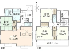 【神奈川県/横浜市青葉区黒須田】横浜市青葉区黒須田　新築戸建　7号棟 間取り図