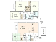 【神奈川県/川崎市宮前区馬絹】宮前区馬絹4丁目　新築戸建9号棟 間取り図