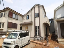 【東京都/小平市学園東町】小平市学園東町新築戸建 A号棟 建築中の外観