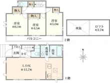 【東京都/小平市学園東町】小平市学園東町新築戸建 D号棟 間取り図