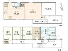 【東京都/国分寺市本多】中古戸建　国分寺市本多4丁目 間取り図