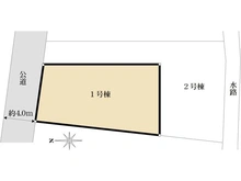 【東京都/八王子市長沼町】八王子市長沼町　新築戸建　1号棟 区画図
