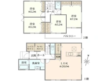 【東京都/八王子市めじろ台】八王子市めじろ台3丁目（3号棟）　新築戸建 間取り図