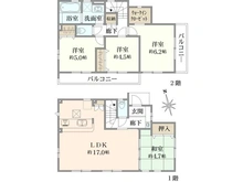 【東京都/国分寺市北町】国分寺市北町5丁目（1号棟）　新築戸建 間取り図