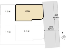 【東京都/国分寺市北町】国分寺市北町5丁目（1号棟）　新築戸建 区画図