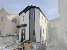【東京都/小金井市東町】小金井市東町2丁目　新築戸建　C号棟 建築中の外観：C号棟　全三棟　写真中央