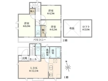 【東京都/小金井市東町】小金井市東町5丁目 新築戸建 全2棟 A号棟 間取り図