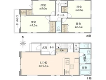 【東京都/小金井市東町】小金井市東町1丁目　新築戸建　1号棟 間取り図