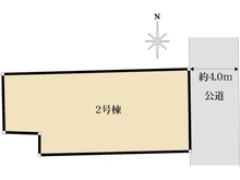 【東京都/小金井市前原町】小金井市前原町3丁目新築戸建　全3棟　2号棟 区画図