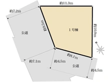 【東京都/西東京市保谷町】西東京市保谷町1丁目　新築戸建 区画図
