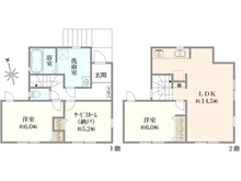 【東京都/小金井市貫井北町】小金井市貫井北町3丁目 全3棟 2号棟 間取り図
