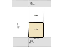 【東京都/小金井市貫井北町】小金井市貫井北町3丁目 全3棟 3号棟 区画図