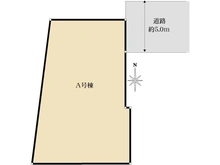 【東京都/小金井市桜町】小金井市桜町2丁目　新築戸建　全2棟　A号棟 区画図
