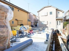 【東京都/小平市大沼町】小平市大沼町4丁目　新築戸建 建築中の外観