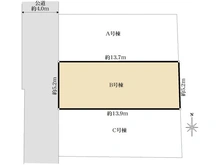 【東京都/小金井市本町】アーベインヒルズ小金井本町B号棟 区画図