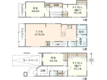 【東京都/小金井市本町】アーベインヒルズ小金井本町C号棟 間取り図