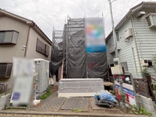 【東京都/小平市津田町】小平市津田町2丁目　新築戸建 建築中の外観