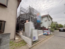 【東京都/小平市津田町】小平市津田町2丁目　新築戸建 建築中の外観