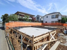 【東京都/小平市鈴木町】小平市鈴木町1丁目 全2棟 1号棟 現地（建築前）：全2棟　手前側