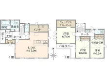 【東京都/小平市回田町】小平市回田町 全10棟 1号棟 間取り図