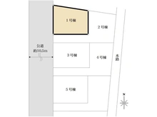【東京都/小平市回田町】小平市回田町 全10棟 1号棟 区画図