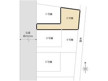 【東京都/小平市回田町】小平市回田町 全10棟 2号棟 区画図