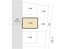 【東京都/小平市回田町】小平市回田町 全10棟 3号棟 区画図