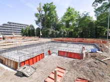 【東京都/小平市回田町】小平市回田町 全10棟 7号棟 現地（建築前）：全10棟　中央手前側