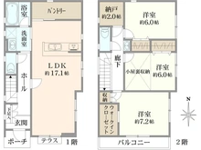 【東京都/小平市回田町】小平市回田町 全10棟 A号棟 間取り図