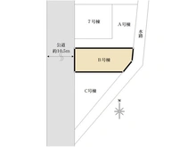 【東京都/小平市回田町】小平市回田町 全10棟 B号棟 区画図