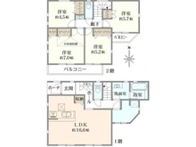 【東京都/小平市回田町】小平市回田町 全10棟 C号棟 間取り図