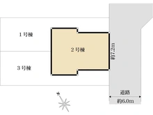 【東京都/東久留米市前沢】東久留米市前沢5丁目　新築戸建　2号棟 区画図