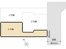 【東京都/東久留米市前沢】東久留米市前沢5丁目　新築戸建　3号棟 区画図