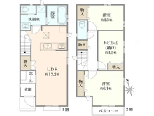 【東京都/小平市回田町】小平市回田町　新築戸建　B号棟 間取り図