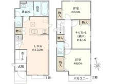 【東京都/小平市回田町】小平市回田町　新築戸建　C号棟 間取り図