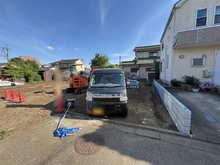 【東京都/小金井市中町】小金井市中町1丁目 新築戸建 全3棟 1号棟 現地（建築前）：全3棟 右側